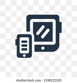 Gadget vector icon isolated on transparent background, Gadget transparency concept can be used web and mobile