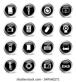 Gadgets chrome icons for web