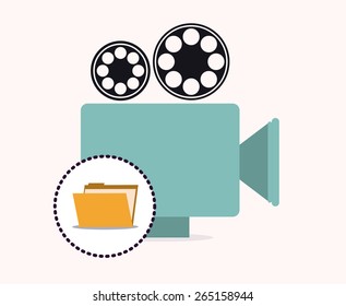 Gadgets design over white background, vector illustration 