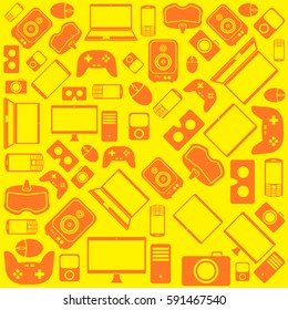  Gadgets and devices pattern.