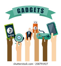 gadgets icon design, vector illustration eps10 graphic 