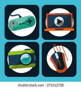 gadgets icons design, vector illustration eps10 graphic 