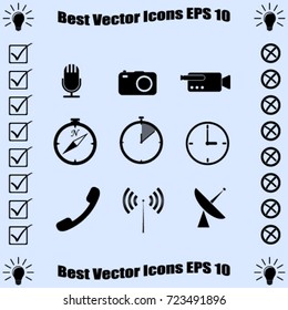 Gadgets icons set vector illustration