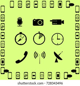 Gadgets icons set vector illustration