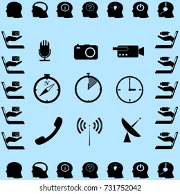 Gadgets icons set vector illustration