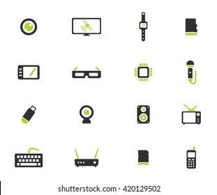 Gadgets  simply symbol for web icons and user interface