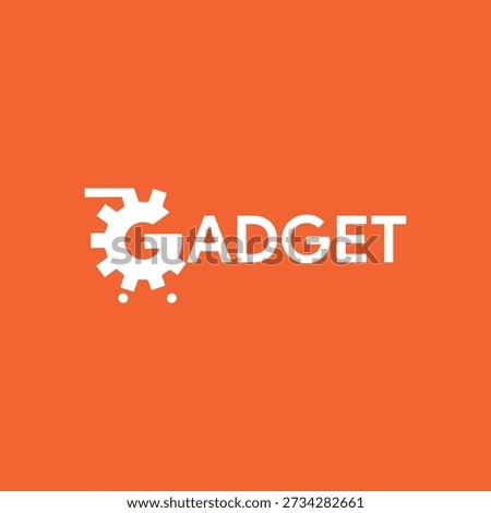gadgets store logo design vector format