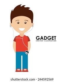 gadgets tech design, vector illustration eps10 graphic