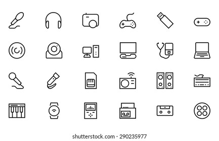 Gadgets Vector Line Icons 1