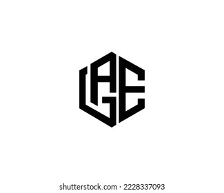 Ilustración de vectores de plantillas de diseño de logotipos iniciales de las letras GAE y AGE.
