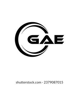 Diseño de logotipos GAE, inspiración para una identidad única. Elegancia moderna y diseño creativo. Marca tu éxito con el impresionante logotipo.