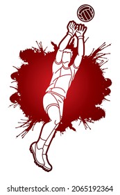 Gaelic Football Player Action Cartoon Sport Graphic Vector 