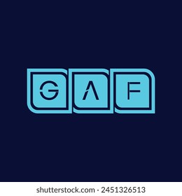 Diseño de logotipo e icono de GAF Creative