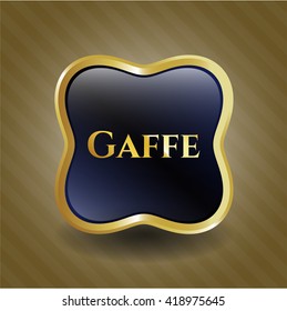 Gaffe gold emblem