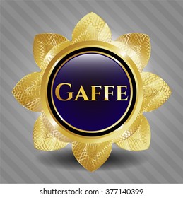 Gaffe shiny badge