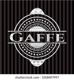   Gaffe silver badge or emblem
