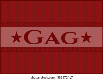 Gag colorful card, banner or poster with nice design