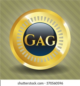 Gag golden emblem