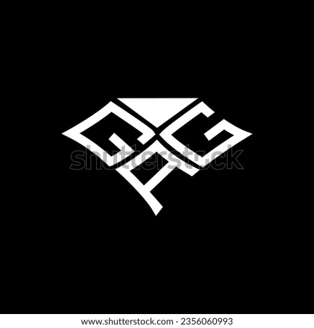 GAG letter logo vector design, GAG simple and modern logo. GAG luxurious alphabet design  