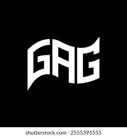 GAG logo design, GAG simple and modern logo. GAG luxurious alphabet design  