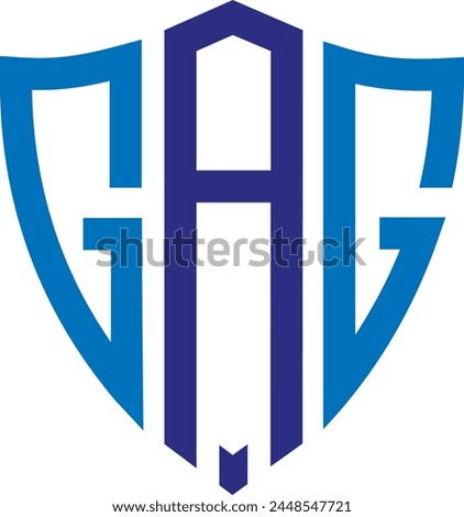 GAG Shield Shape, icon, symbol, vector file 