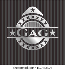 Gag silver emblem
