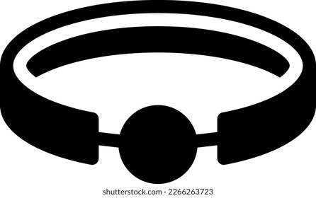 ilustración de gag Vector en un fondo transparente. Símbolos de calidad superior. Iconos vectoriales de glifos para diseño de conceptos y gráficos. 
