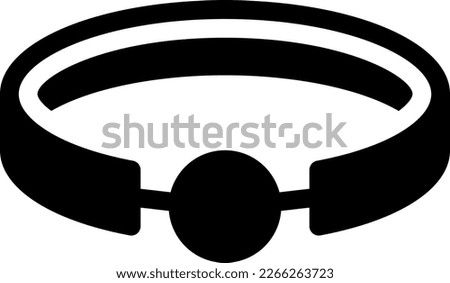 gag Vector illustration on a transparent background. Premium quality symmbols. Glyphs vector icons for concept and graphic design. 
