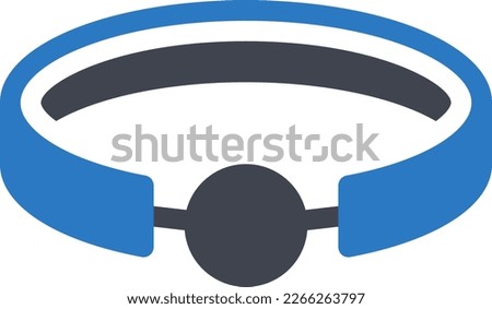 gag Vector illustration on a transparent background. Premium quality symmbols. Glyphs vector icons for concept and graphic design. 
