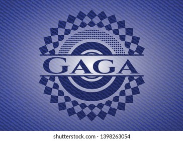Gaga jean background. Vector Illustration. Detailed.