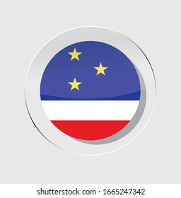 gagauzia country flag circle icon with white background