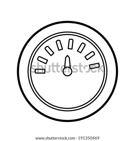 gage outline vector