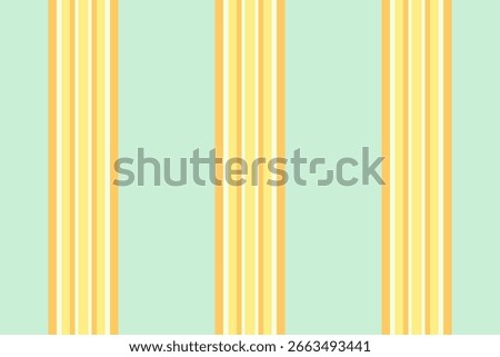 Gagged pattern textile lines, finish background stripe vector. Sotif texture seamless vertical fabric in light and amber colors palette.