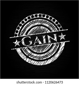 Gain chalkboard emblem