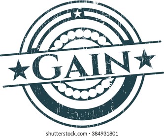 Gain with rubber seal texture