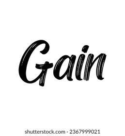 gain text on white background.