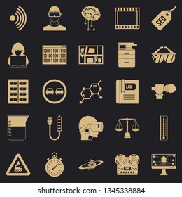 Gaining knowledge icons set. Simple set of 25 gaining knowledge vector icons for web for any design