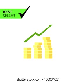 Gaining profit icon