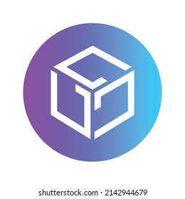 Gala Cryptocurrency token icon. GALA token symbol. Cryptocurrency vector icon. Flat Vector illustration - Vector