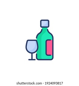 Gala Dinner icon in vector. Logotype