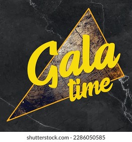 Gala time art deco background