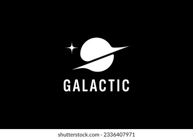 galactic logo vector icon illustration