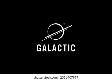 galactic logo vector icon illustration