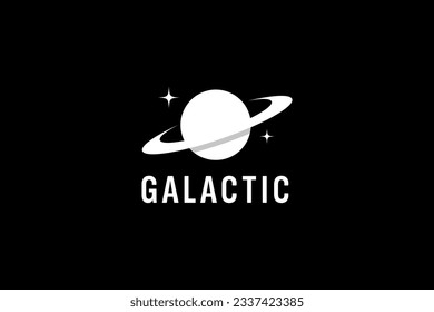 galactic logo vector icon illustration