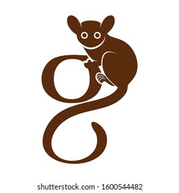 galago lemur sugarglider logo design