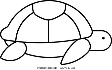 galagos turtle Tortoise Galapagos pet Outline