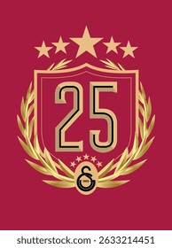 Galatasaray Football 25 logotipo do campeão
