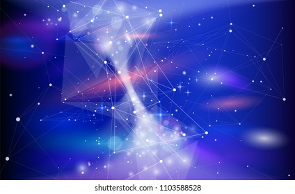 galaxies entangled by information networks - planets stars and constellations nebulae and galaxies a metaphor for the network technologies big data digital economy internet web