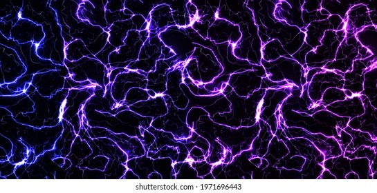 Galaxy abstract gradient pattern, Milky Way, electrical discharges, fractal texture, neural network backdrop, electricity explosion power, lightning energy background, magic pattern.