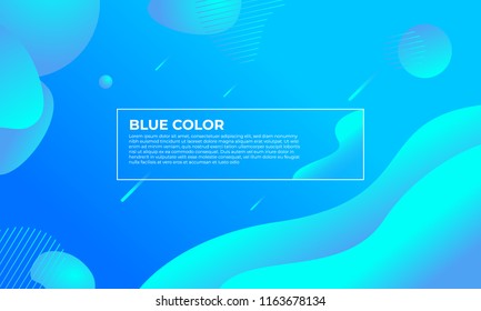 Galaxy abstract light blue trendy background. Flow Liquid wallpaper text template